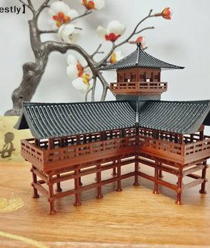 Miniatuur Japanse Paviljoen Decoratie - Zen Tuin, Aquarium & Bonsai Ornament