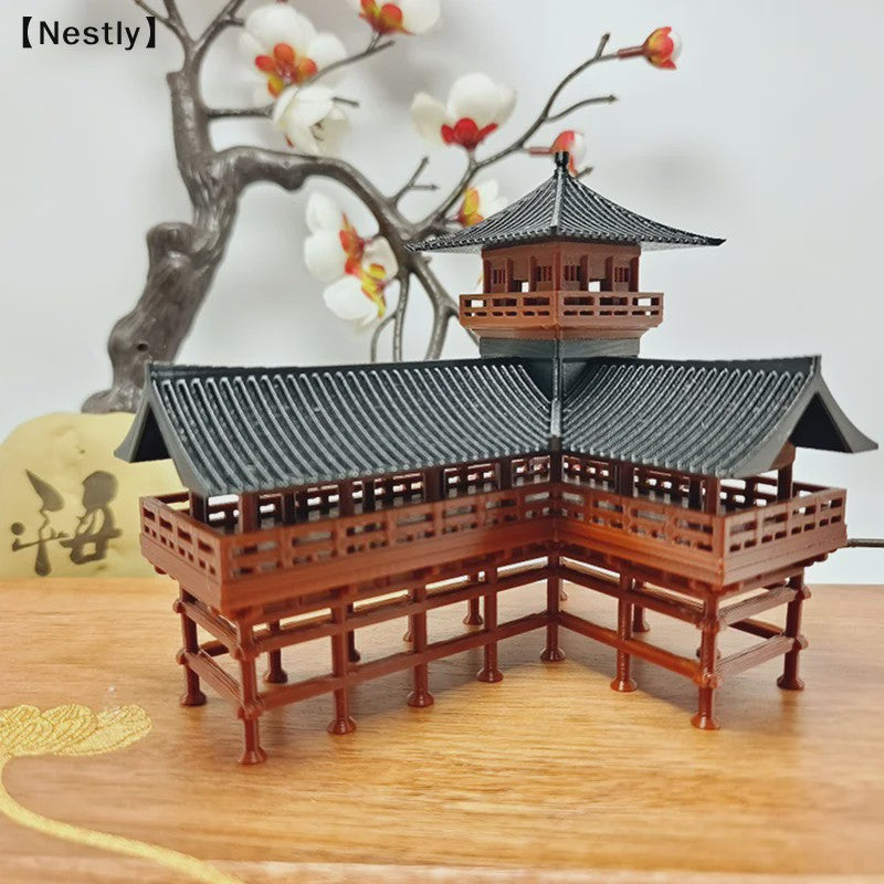 Miniatuur Japanse Paviljoen Decoratie - Zen Tuin, Aquarium & Bonsai Ornament
