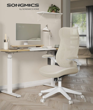 Ergonomische Bureaustoel met Opklapbare Armleuningen en Ademende Mesh Rugleuning