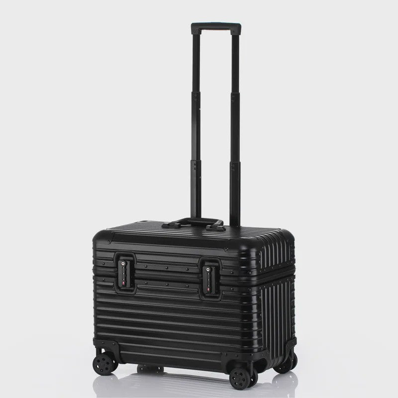 Luxe Aluminium Trolley Koffer 18/20 Inch - Handbagage, Lichtgewicht & Stijlvol