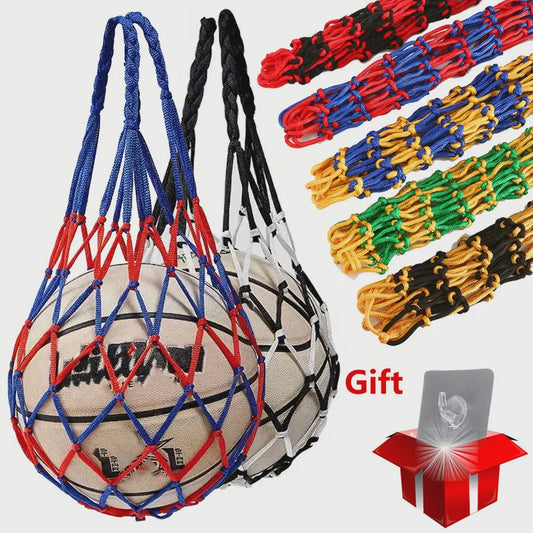 Duurzame Basketbal Net Tas - Sterk Geweven Nylon Opbergnet voor Ballen