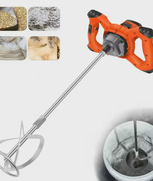 Krachtige 2800W Handmixer voor Verf, Gips, Mortel en Lijm - 6 Snelheden