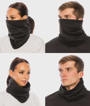 Verstelbare Fleece Nekwarmer & Buff - Winter Nek Tube voor Sport & Outdoor
