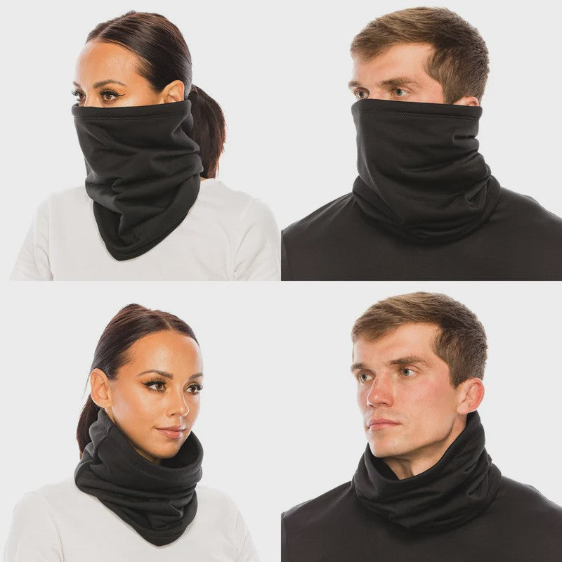 Verstelbare Fleece Nekwarmer & Buff - Winter Nek Tube voor Sport & Outdoor