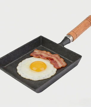 Gietijzeren Vierkante Koekenpan - Ideaal voor Tamagoyaki, Eieren & Pannenkoeken