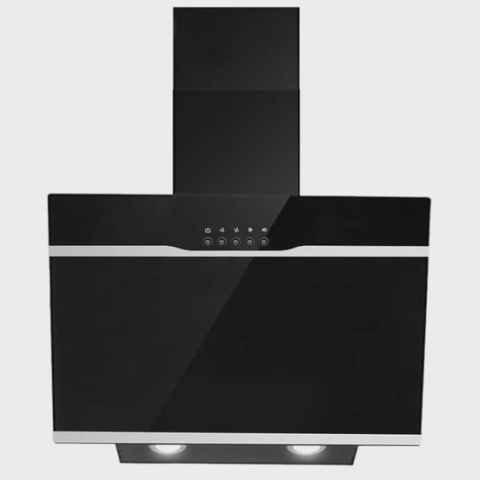 TopStrong Wandafzuigkap 60cm Zwart RVS - Eenvoudig Reinigbare Filters