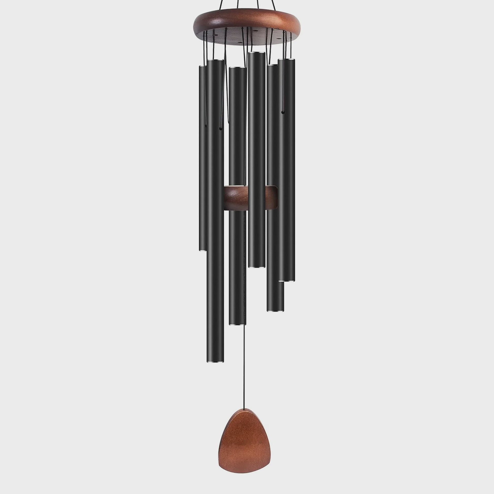 Luxe Windgong 28 Inch met 6 Afgestemde Aluminium Buizen - Decoratie voor Tuin, Patio & Cadeau