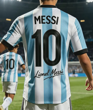 Messi #10 Jubileum T-shirt - Heren, Dames & Kinderen - Sneldrogend