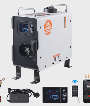 2KW Diesel Luchtverwarmer 12V/24V - All-in-One met Afstandsbediening & CO Alarm