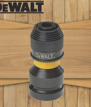 DEWALT DT7508-QZ Adapter 1/4" Hex naar 1/2" Vierkant - Slagvast