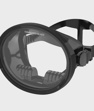 Retro Duikmasker Ovaal met Panoramisch Zicht - Duiken & Snorkelen