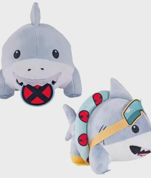 Jeff de Land Shark Pluche Knuffel - Zacht Anime Speelgoed voor Kinderen & Decoratie