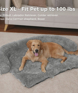 Luxe Fluffy Hondenkussen - Extra Zacht & Wasbaar Hondensofa voor Winterse Warmte