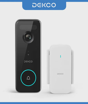 Dekco 5MP Ultra HD WiFi Video Deurbel met PIR Bewegingsdetectie & Tweeweg Audio