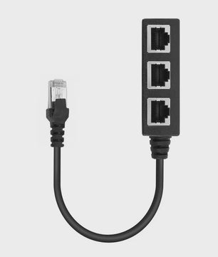 RJ45 Netwerk Splitter Adapter - 1 Male naar 2/3 Female Ethernet Poorten