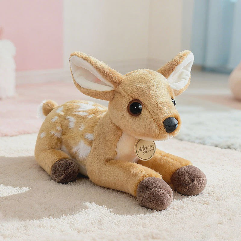 Schattige Herten Knuffel 25cm - Kawaii Pluche Hertje voor Kinderen, Slaapkamer Decoratie & Cadeau