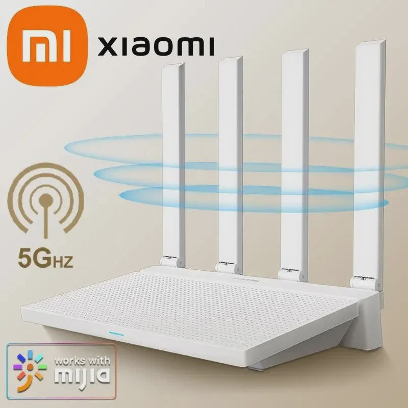 Xiaomi AX3000T Router: Krachtige Dual-Band WiFi 6 met 1.3GHz CPU en NFC voor Thuis, Kantoor & Gaming