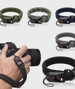 Paracord Polsband Camera met Quick Release Gesp - Universeel Compatibel