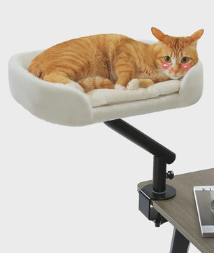 360° Draaibare Kattenmand voor Bureau - Comfortabele Hangmat voor Binnenkatten