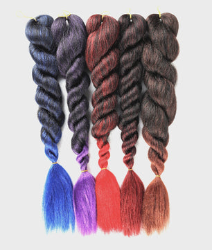 Ombre Jumbo Synthetisch Vlecht Haar - 2-Tone Kleuren voor DIY Kapsels
