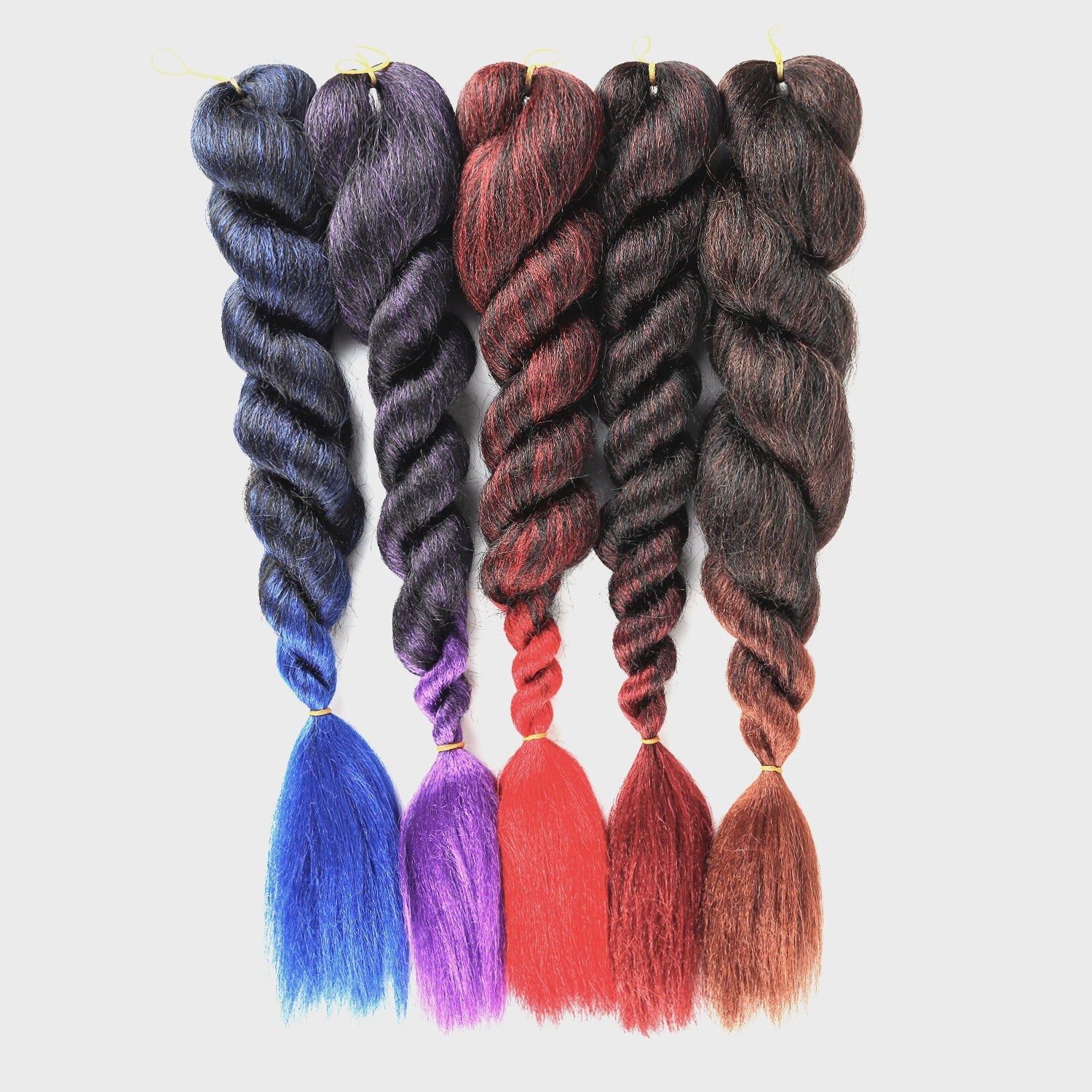 Ombre Jumbo Synthetisch Vlecht Haar - 2-Tone Kleuren voor DIY Kapsels