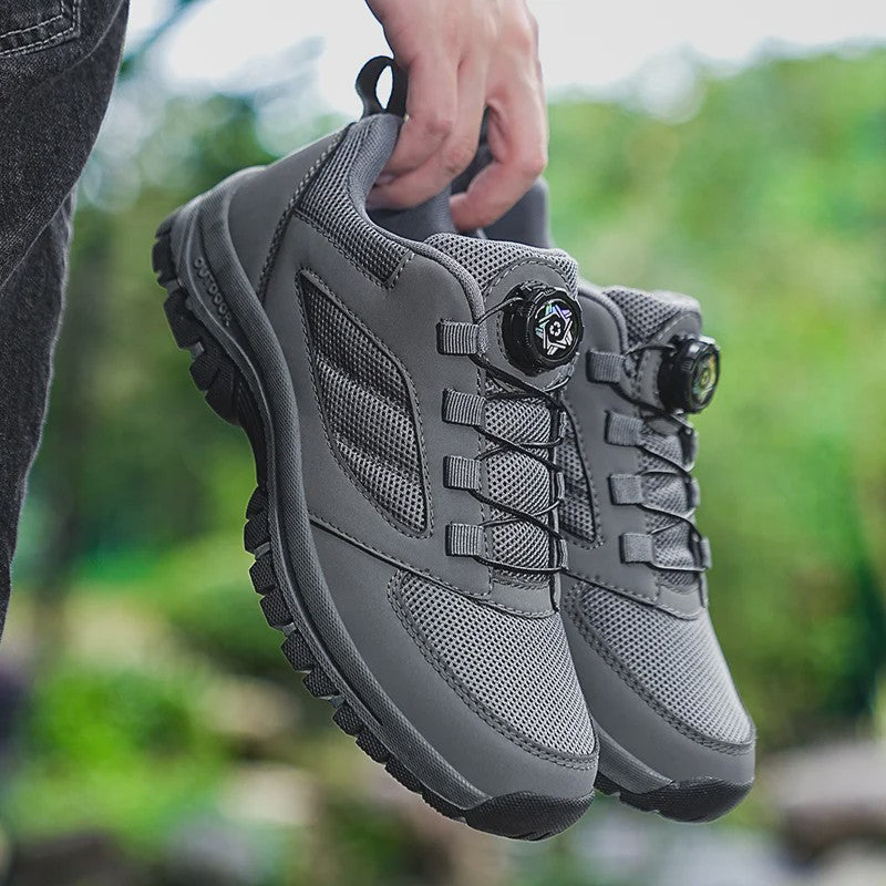 Herenschoenen Outdoor Wandelschoenen met Draaibare Gesp - Antislip & Comfortabel