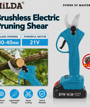HILDA Elektrische Snoeischaar - Krachtig Snoeigereedschap voor Tuin en Boomverzorging