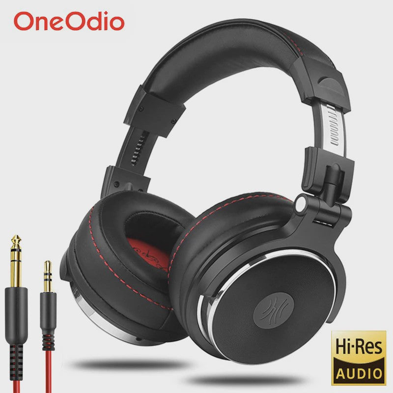 Oneodio Studio Pro DJ Koptelefoon - Professionele Over-Ear Headset met Microfoon & Hi-Res Audio