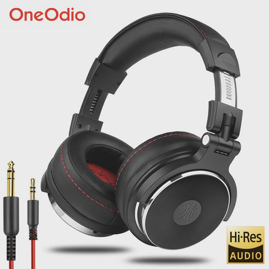 Oneodio Studio Pro DJ Koptelefoon - Professionele Over-Ear Headset met Microfoon & Hi-Res Audio