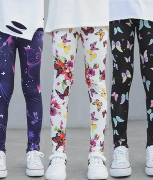 Meisjes Leggings met Print | Comfortabele Stretch Broekjes voor Lente, Zomer & Herfst (2-12 Jaar)