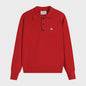 Dames Gebreide Poloshirt met Omvouwbare Kraag en Hartje - Comfortabel & Ademend
