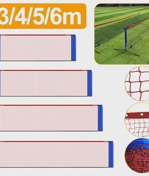 Professioneel Sport Net: Badminton, Volleybal & Tennis (3.1-6.1m) - Eenvoudige Opzet