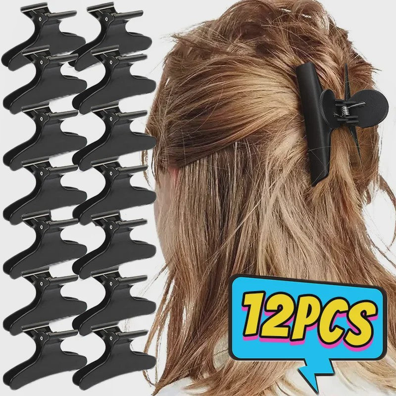 Professionele Vlinder Haarclips - Set van 25 Stuks voor Styling en Haarsecties