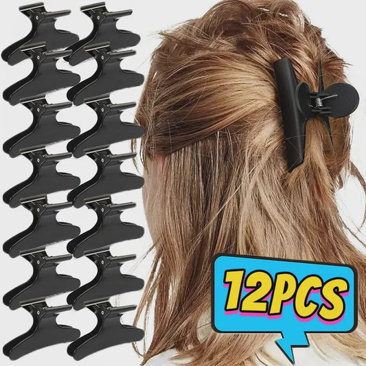 Professionele Vlinder Haarclips - Set van 25 Stuks voor Styling en Haarsecties