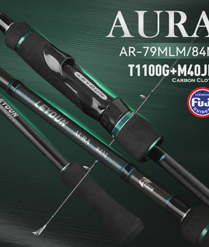 Leydun AURA T1100 Spinning Hengel - FUJI Gidsringen & Carbon Cloth