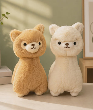 Kawaii Alpaca Pluche Knuffel - Zachte Llama Pluche Dier Speelgoed Pop als Kussen, Cadeau en Kamerdecoratie