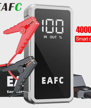 EAFC 4000A Draagbare Jump Starter & Powerbank - Noodstartapparaat met Slimme Klemmen