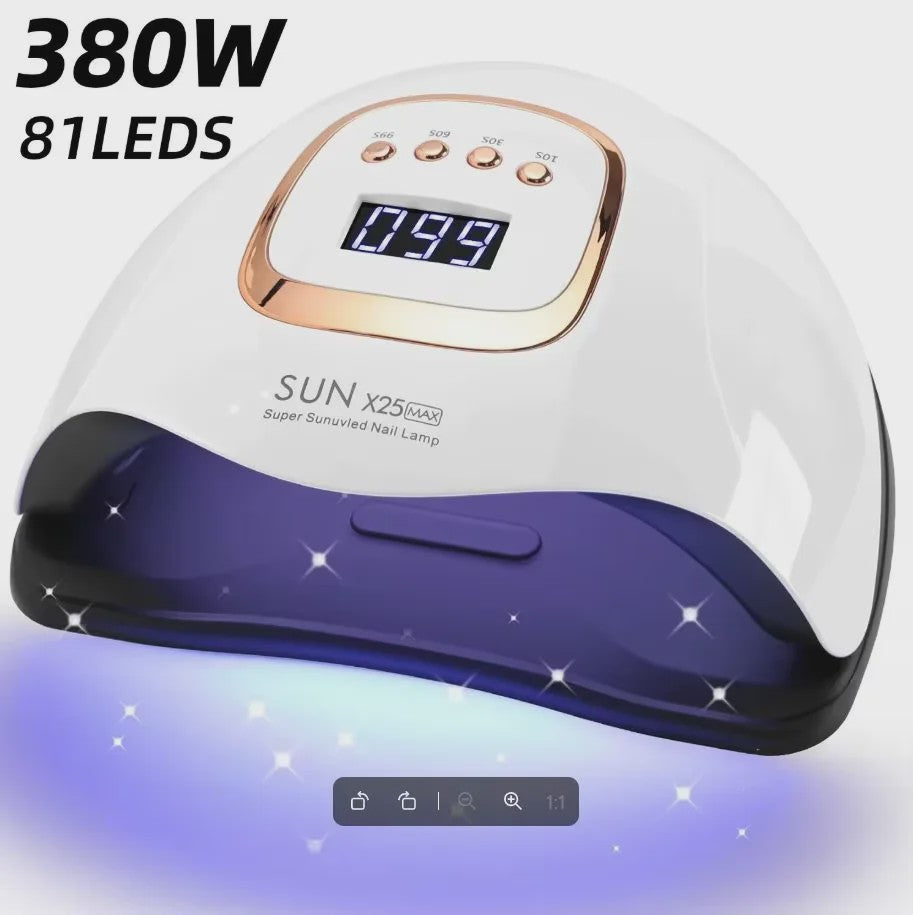 Professionele UV LED Nageldroger 168W - Snel Drogen van Acryl & Gel Polish