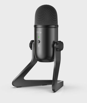 FIFINE K678 USB Microfoon voor PC, Opnemen, Streamen & Gamen - Met Koptelefoonuitgang en Volumeregeling