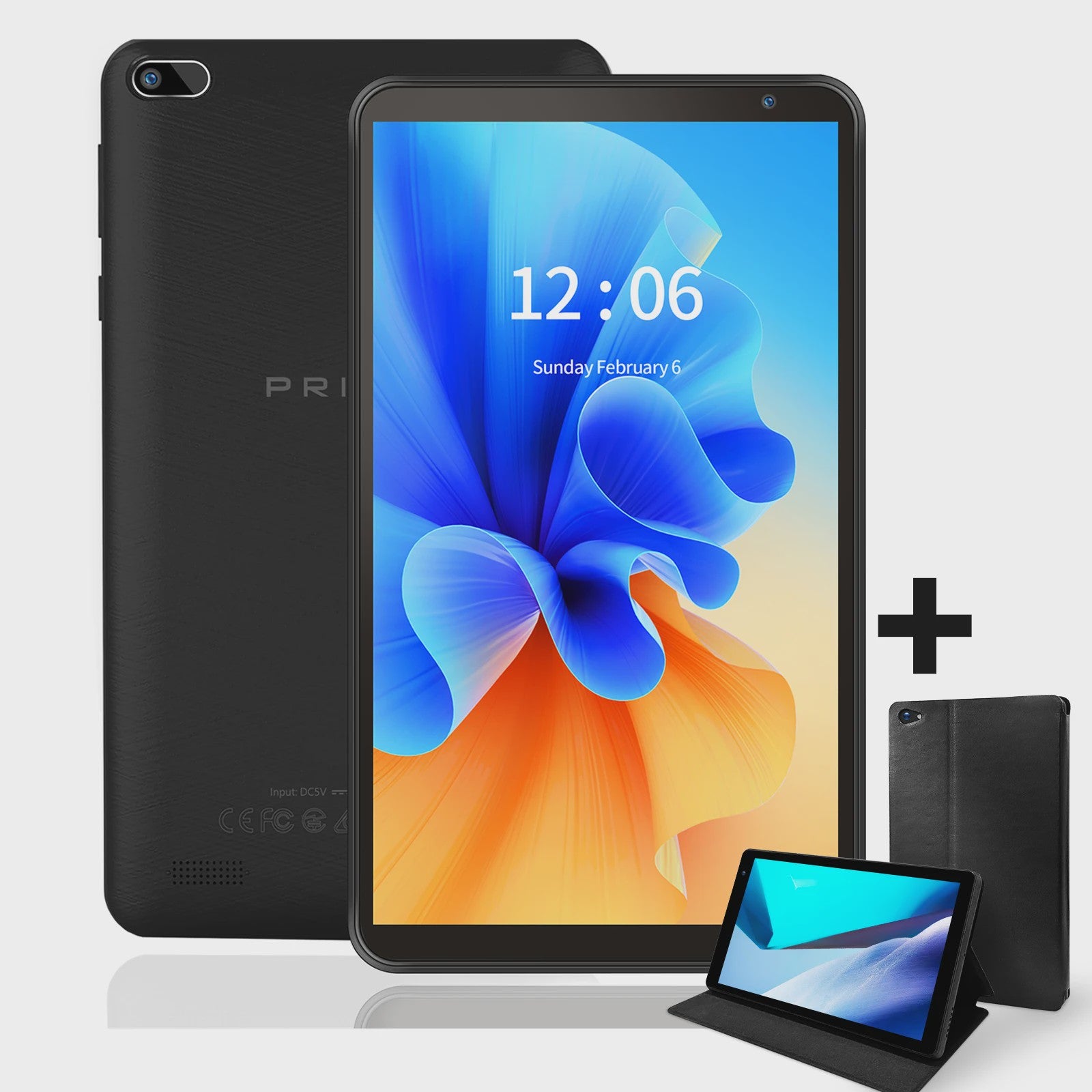 PRITOM 7 Inch Tablet PC met Android 13, 32GB Opslag en Beschermhoes