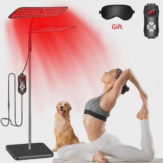LED Roodlichttherapie Paneel met Standaard - 660nm & 850nm Nabij-Infrarood