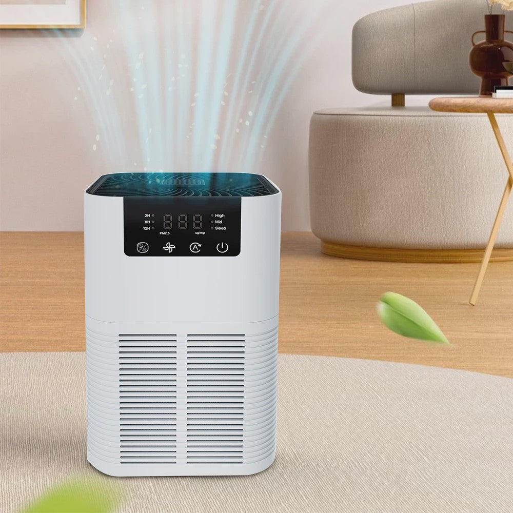 Luchtzuiveraar met HEPA-filter, ionisator en aromatherapie – Verwijder rook, geurtjes en allergenen