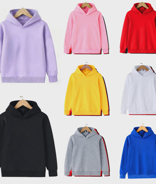 Casual Kinder Hoodie - Effen Kleur - Lente/Herfst Collectie