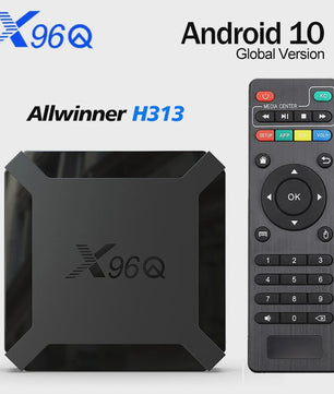 X96Q Android 10 Smart TV Box 4K Media Player - 2GB RAM, 16GB Opslag