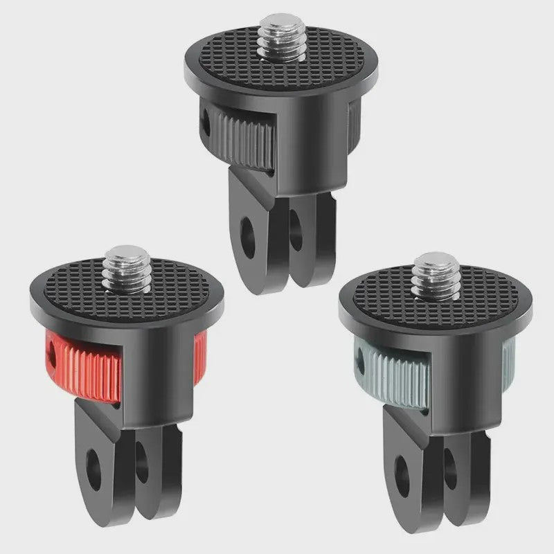 360° Draaibare Mini Statief Adapter met 1/4" Schroef voor Action Camera's