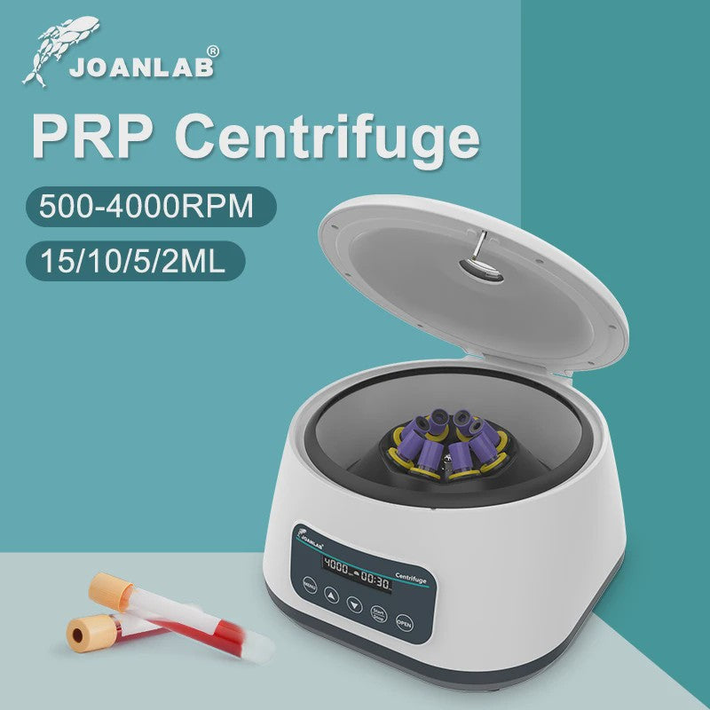 JOANLAB Digitale Laboratorium Centrifuge voor PRP en Bloedbuizen (500-4000rpm)