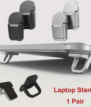 Set van 2 Laptopstandaards: Ergonomisch Werken & Verbeterde Koeling