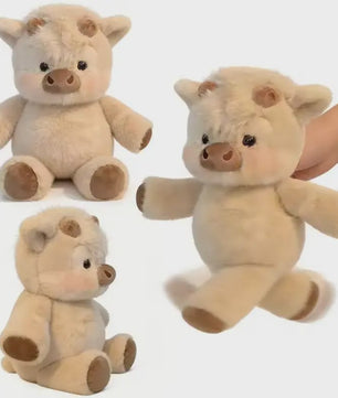Schattige Schotse Hooglander Pluche Koe - Zachte Knuffel voor Kinderen