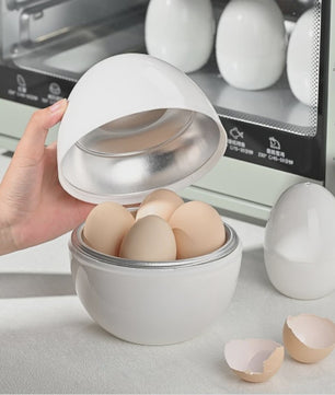 Magnetron Eierkoker voor 4 Eieren - Snel en Makkelijk Gekookte Eieren in 5 Minuten