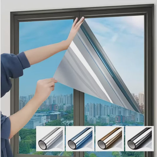 Privacy Raamfolie Spiegel Effect - Zonwerend, Warmte- en UV-bescherming